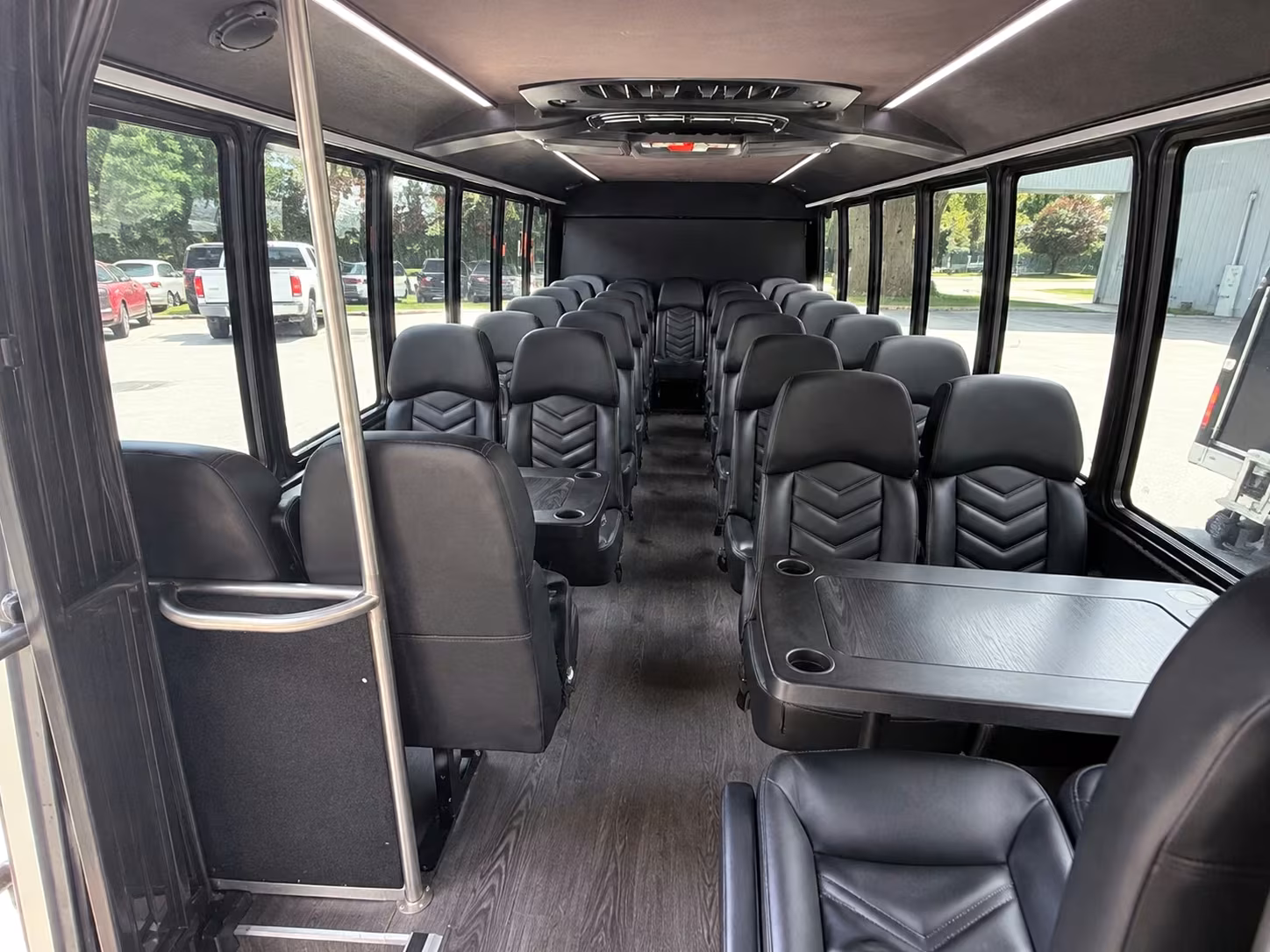 18 passenger minibus interior