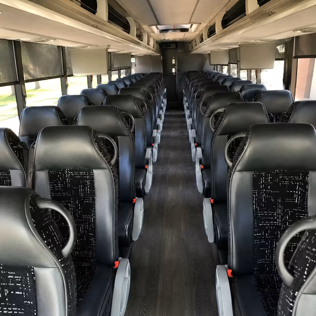 clifton charter bus interior