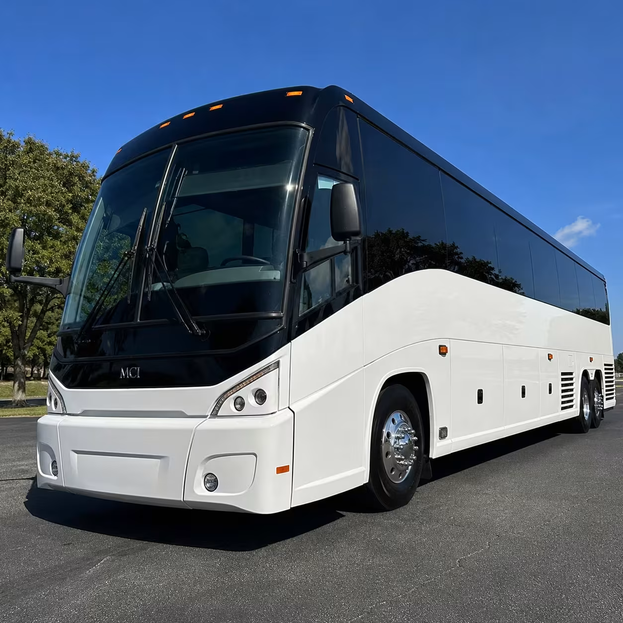 clifton charter bus rental exterior