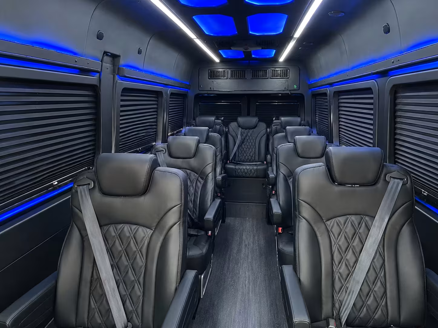 sprinter van with driver inside