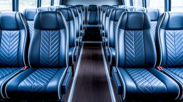 clifton 25 passenger minibus inside
