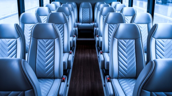 clifton 28 passenger minibus inside