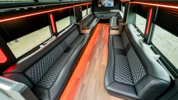 clifton party bus rental inside