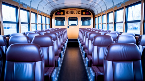 clifton school bus rental inside