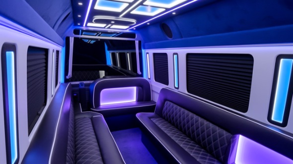 sprinter limo rental interior bloomfield